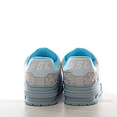 Louis Vuitton Trainer Grey&Cyan