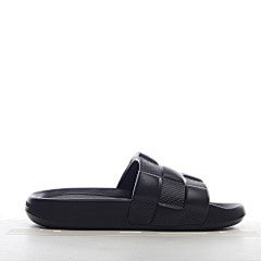 Louis Vuitton Black Rubber Waterfront Slide
