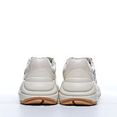 Gucci Cream Leather Rhyton Glitter Logo