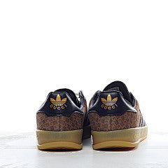 Gucci x adidas Gazelle Motif Brown Suede