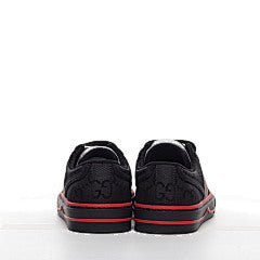 Gucci Black Canvas Tennis 1977 Low Top