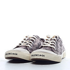 Balenciaga Paris Low Top BB Monogram Dark Beige Brown