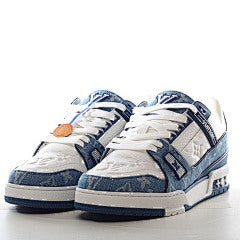 Louis Vuitton Wmns Trainer Monogram Denim  Light Blue