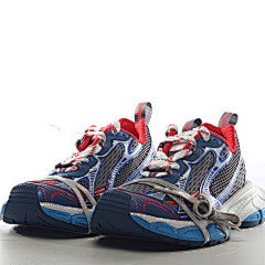 Balenciaga 3XL Worn-Out Blue Red
