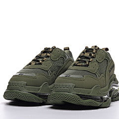 Balenciaga Triple S Clear Sole Dark Green