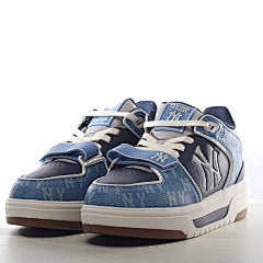 MLB Chunky Liner Casual Shoes Mid Top Blue