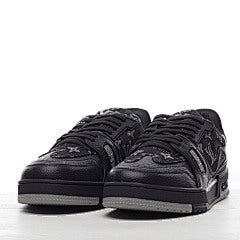 Louis Vuitton Trainer Black Monogram Denim