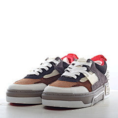 CHRISTIAN LOUBOUTIN hapus white and brown