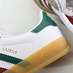 adidas x Gucci Gazelle White Green Red