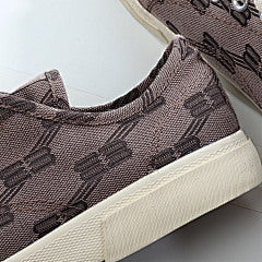 Balenciaga Paris Low Top BB Monogram Dark Beige Brown