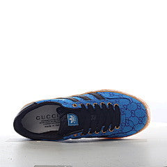 Gucci x Gazelle Blue GG Monogram