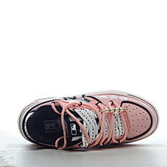MLB Custom Low Top Pink Purple Gradient Deconstructed