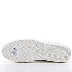 Gucci White Perforated Interlocking G Leather Ace Low Top