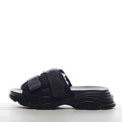 Christian Dior Black Fabric D-Wander Slides