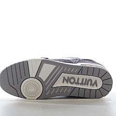 Louis Vuitton Trainer Monogram Denim Grey White