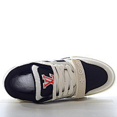 Louis Vuitton Trainer Cream Black