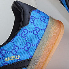 Gucci x Gazelle Blue GG Monogram