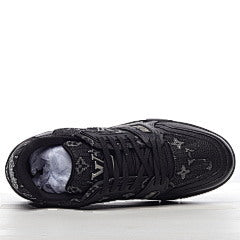 Louis Vuitton Trainer Black Monogram Denim