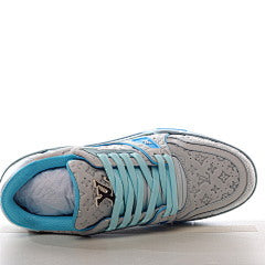 Louis Vuitton Trainer Grey&Cyan