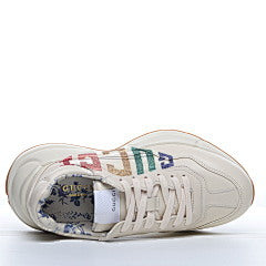Gucci Cream Leather Rhyton Glitter Logo