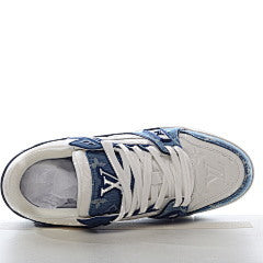 Louis Vuitton Wmns Trainer Monogram Denim  Light Blue