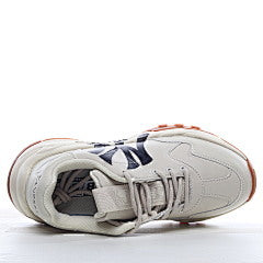 MLB Big Ball Chunky Sneakers Unisex Low Top Light Beige