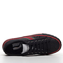 Gucci Black Canvas Tennis 1977 Low Top