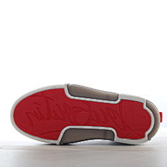 CHRISTIAN LOUBOUTIN hapus white and brown