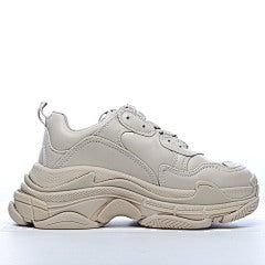 Balenciaga Triple S Beige Faux Leather