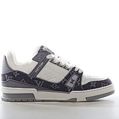 Louis Vuitton Trainer Monogram Denim Grey White