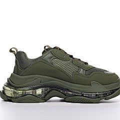 Balenciaga Triple S Clear Sole Dark Green