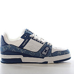Louis Vuitton Wmns Trainer Monogram Denim  Light Blue