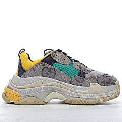 Gucci x Balenciaga Triple S The Hacker Project Beige Green Yellow