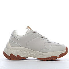 MLB Big Ball Chunky Sneakers Unisex Low Top Light Beige