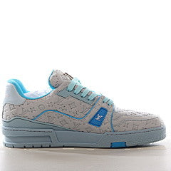 Louis Vuitton Trainer Grey&Cyan