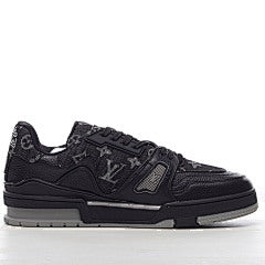 Louis Vuitton Trainer Black Monogram Denim