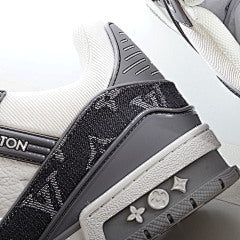 Louis Vuitton Trainer Monogram Denim Grey White