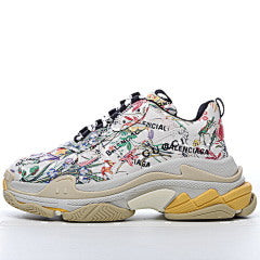 Balenciaga X Gucci Cream Leather Triple S