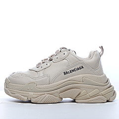 Balenciaga Triple S Beige Faux Leather
