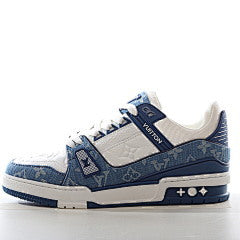 Louis Vuitton Wmns Trainer Monogram Denim  Light Blue