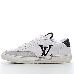 Louis Vuitton Sneakers White Gray Charlie Line Monogram Leather