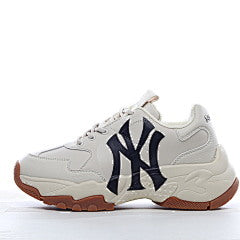 MLB Big Ball Chunky Sneakers Unisex Low Top Light Beige