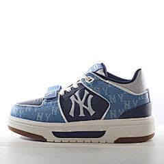MLB Chunky Liner Casual Shoes Mid Top Blue