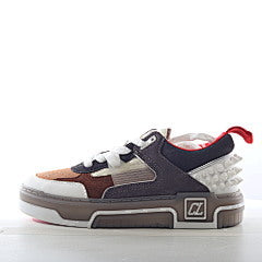 CHRISTIAN LOUBOUTIN hapus white and brown