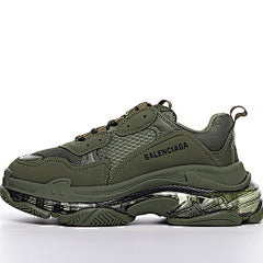 Balenciaga Triple S Clear Sole Dark Green