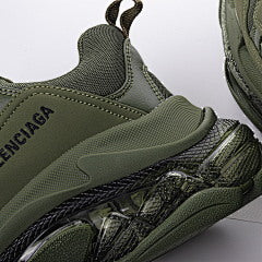 Balenciaga Triple S Clear Sole Dark Green