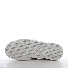Gucci White Leather Ace Web Heart Detail Lace Up
