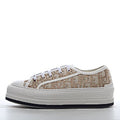 Walk'n'Dior Platform Sneaker Beige Dior Oblique Embroidered