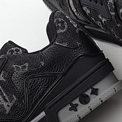 Louis Vuitton Trainer Black Monogram Denim