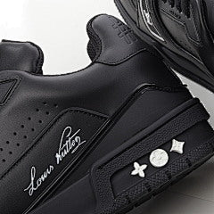 Louis Vuitton Trainer Black Embossed Monogram